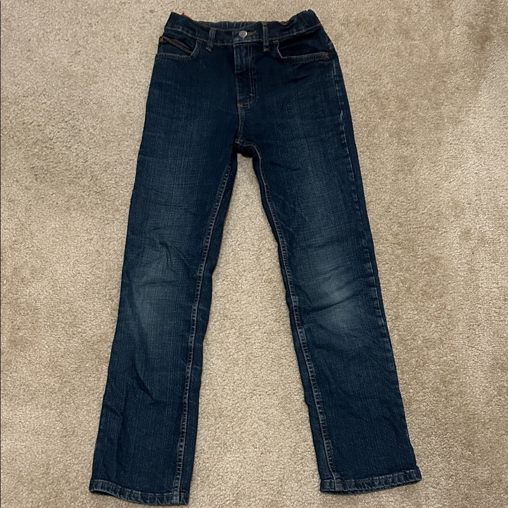 Wrangler Boy's Dark Blue Jeans - 14